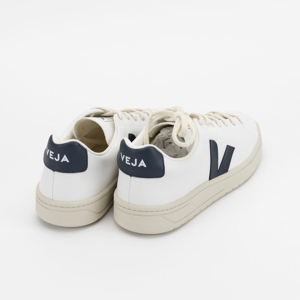VEJA Men Urca Lace Up Coated Cotton Sneakers White Size 11 US/ 44 EU - Picture 3 of 8
